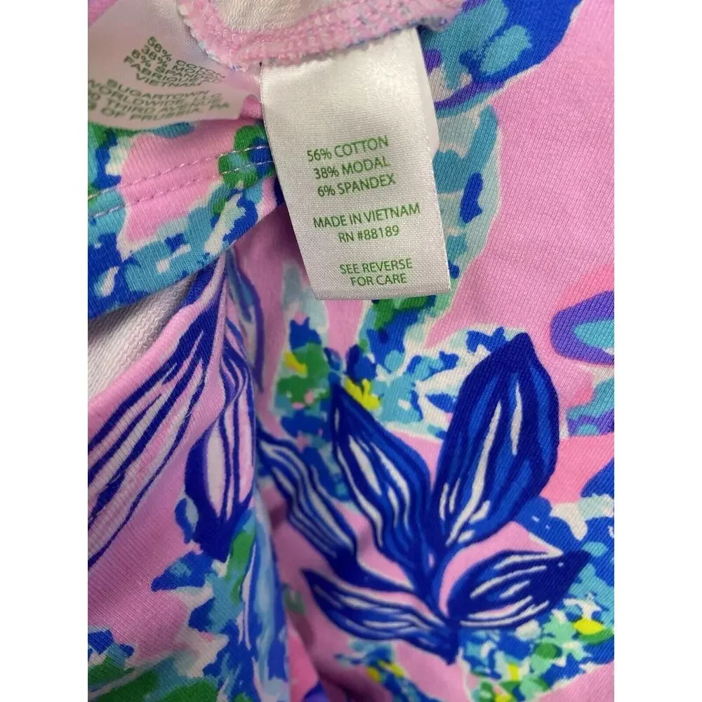 Lilly Pulitzer‎ Mini Harriet Girls Dress Straight Fit Sash Lilac Size L (8-10) - Picture 7 of 7